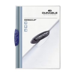 Durable Swingclip 30 Klemmappe A4 - til 30 Ark - mrkbl klemme