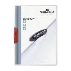 Durable Swingclip 30 Klemmappe A4 - til 30 Ark - rd klemme