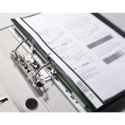 Durable tilbudsmapper A4+ sort - med arkiveringsstrips