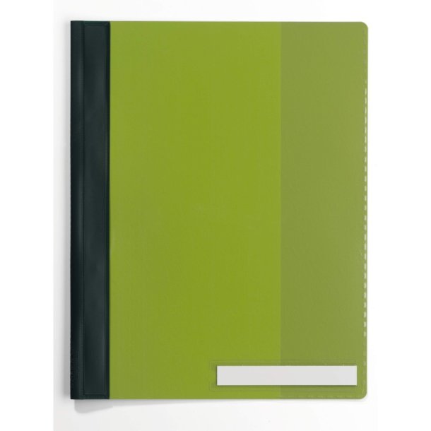 Durable tilbudsmapper A4+ grn - 115x16mm etiketlomme