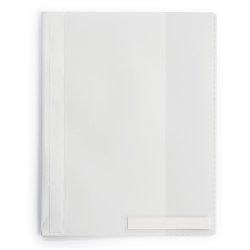 Durable tilbudsmapper A4+ hvid - 115x16mm etiketlomme