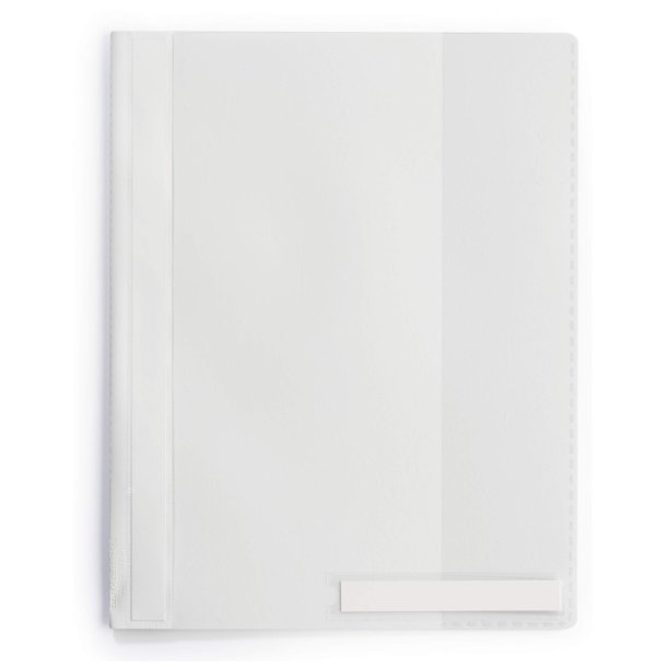 Durable tilbudsmapper A4+ hvid - 115x16mm etiketlomme