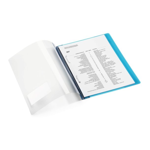 Durable tilbudsmapper A4+ bl - 90x57mm visitkortlomme