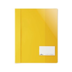 Durable tilbudsmapper A4+ gul - 90x57mm visitkortlomme