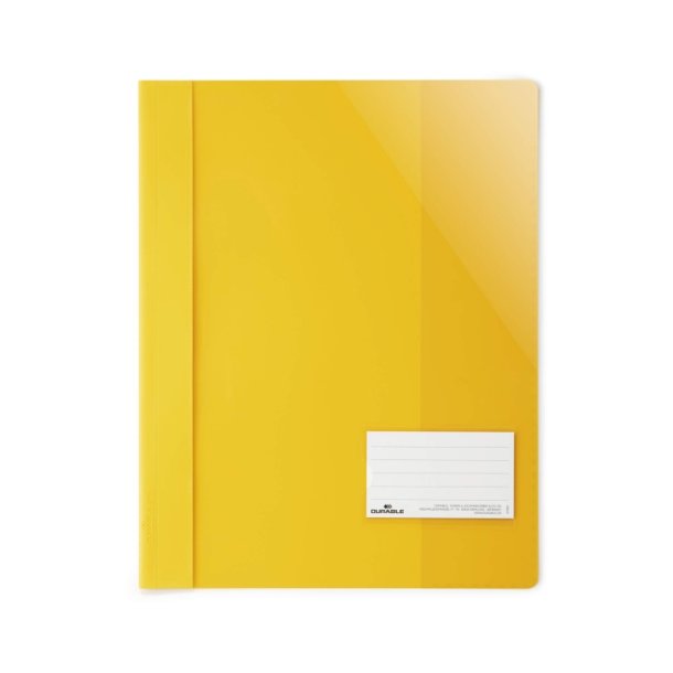 Durable tilbudsmapper A4+ gul - 90x57mm visitkortlomme