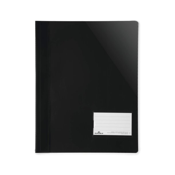 Durable tilbudsmapper A4+ sort - 90x57mm visitkortlomme