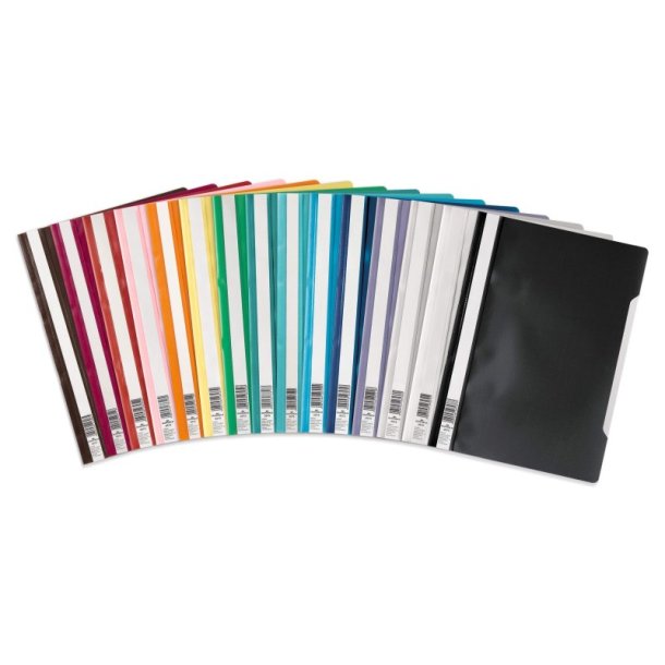 Durable tilbudsmapper A4 sort - til 100 ark - 25 stk.