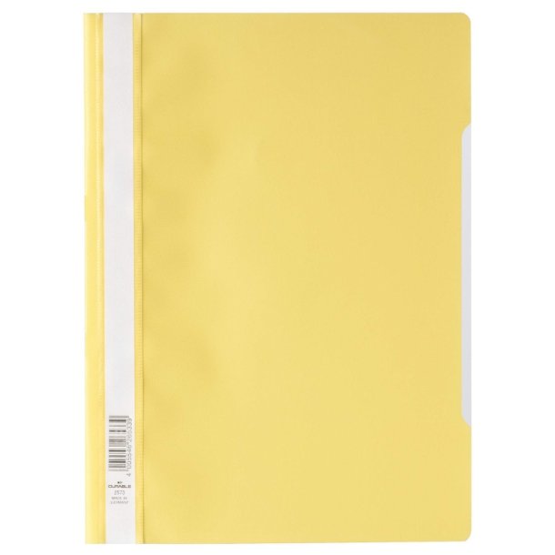 Durable tilbudsmapper A4 gul - til 100 ark - 25 stk.