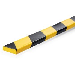 Durable vgbeskytter 1 meter - selvklbende - 40x10mm - sort-gul