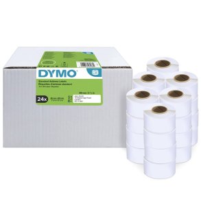 Dymo LabelWriter adresselabels 28x89mm - 24 ruller med 130 labels (3120 stk.)