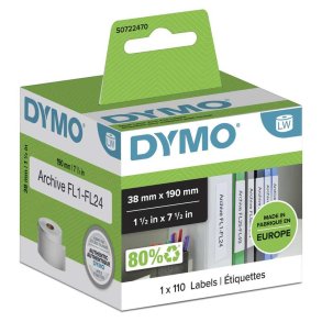 Dymo LabelWriter Multi-Purpose Labels 38x190mm - rulle med 110 selvkl�bende etiketter