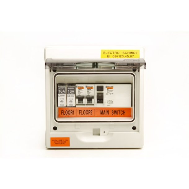 Dymo Tape D1 - Extra strk klbende - 12mmx3m - sort tekst p orange