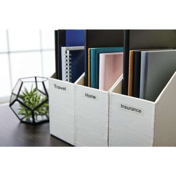 Dymo LabelManager 210D st (UK-stik) - Bord Labelprinter - QWERTY - Max. 12 mm tape - taske + 1 tape