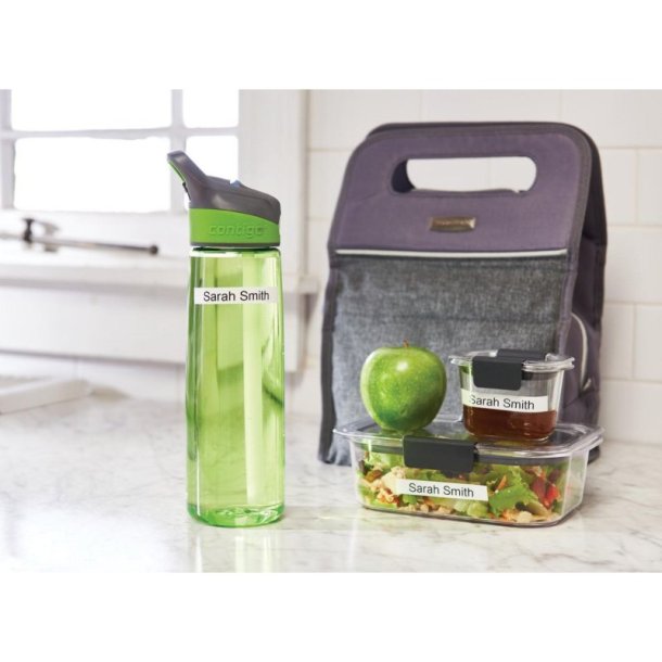 Dymo Tape D1 - permanent nylon - 19mmx2,5m - sort tekst p hvid