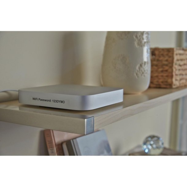 Dymo Tape D1 - Aftagelig - 12mmx7m - sort tekst p klar