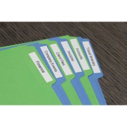 Dymo Tape D1 - Aftagelig - 9mmx7m - sort tekst p hvid