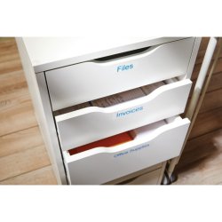 Dymo Tape D1 - Aftagelig - 9mmx7m - bl tekst p hvid