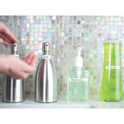 Dymo Tape LetraTag - plastik - 12mmx4m - Sort tekst p hvid/gul/metal - Pakke med 3 stk.