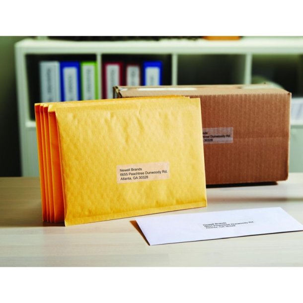 Dymo Label - sort tekst p klar - 36mmx89mm - adresse labels - 260 stk. pr. rulle