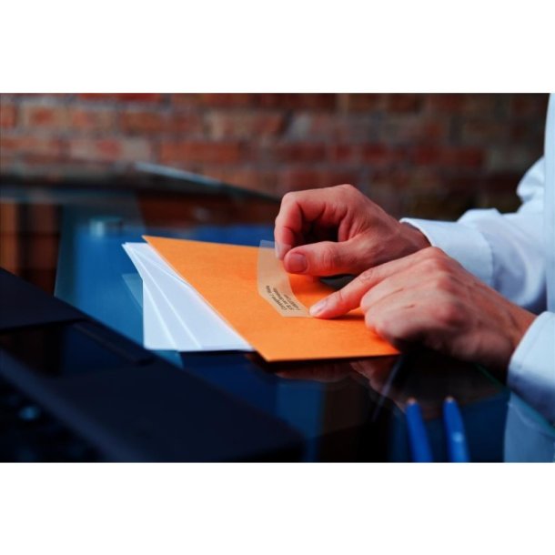 Dymo Label - sort tekst p klar - 36mmx89mm - adresse labels - 260 stk. pr. rulle