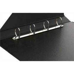 Elba A3 Ringbind - hjformat - 4-D-ringe - Rygbredde 50mm - Sort