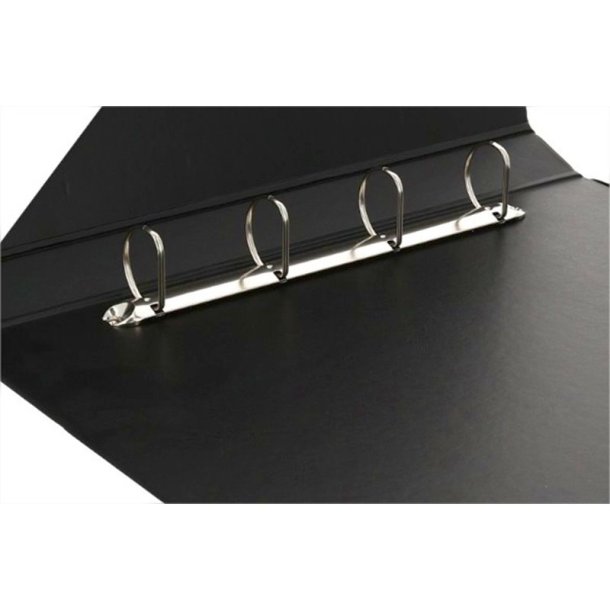 Elba A3 Ringbind - hjformat - 4-D-ringe - Rygbredde 50mm - Sort