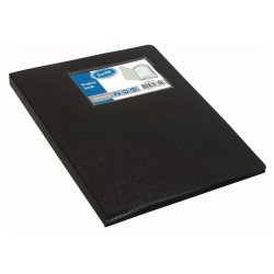 Bantex sort A5 Demomappe med 20 lommer og etiketlomme