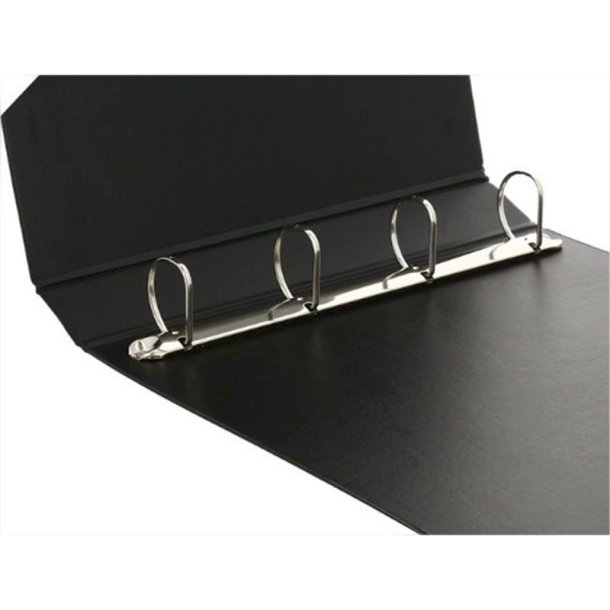 Elba A3 Ringbind - tvrformat - 4-D-ringe - Rygbredde 50mm - Sort