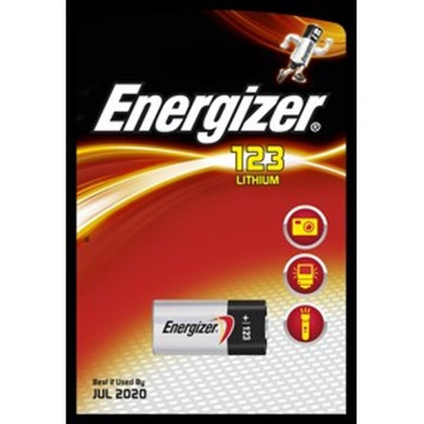 Energizer Batteri - Lithium - Photo - CR123 - Pakke med 1 stk.