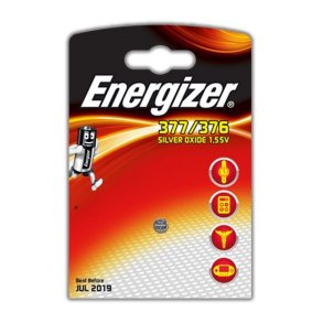 Energizer Batteri - Silver Oxide - 377-376 - Knapcelle - pakke med 1 stk.