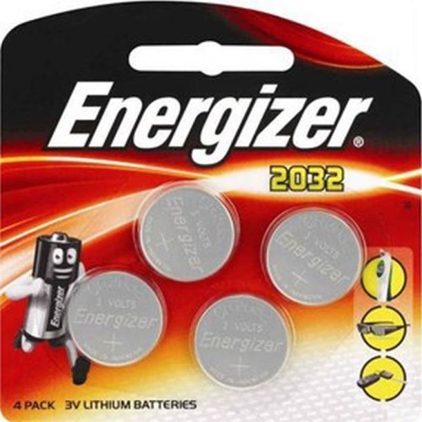 Energizer Batteri - Lithium - CR2032 - Knapcelle - pakke med 4 stk.