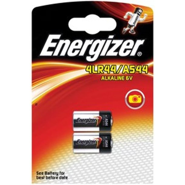 Energizer Batteri - Alkaline Power - 4LR44/A544 - Pakke med 2 stk.