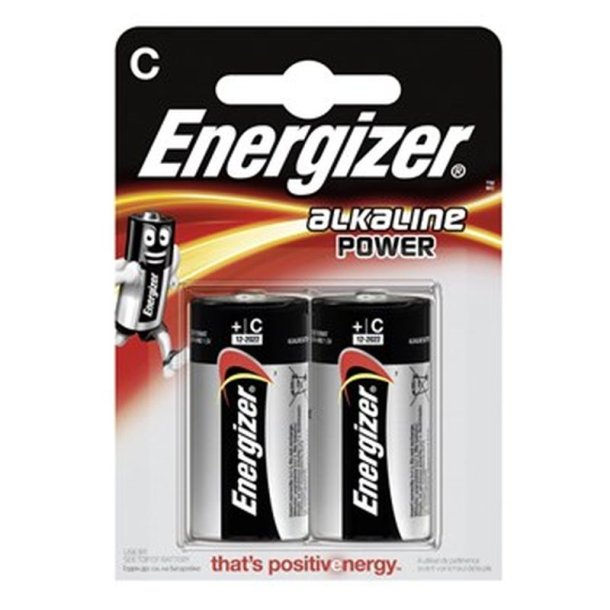 Energizer Batteri - Power - C/LR14 - pakke med 2 stk.