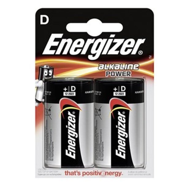 Energizer Batteri - Power - D/LR20 - Pakke med 2 stk.