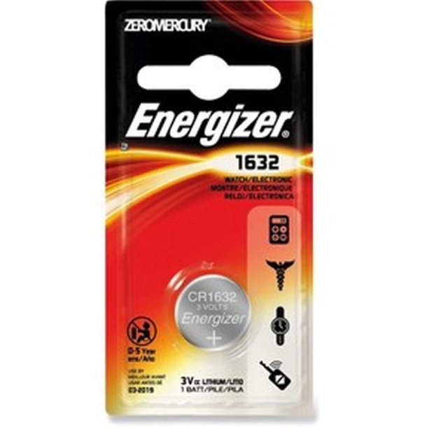 Energizer Batteri - Lithium - CR1632 - Knapcelle - Pakke med 1 stk.