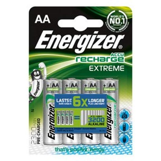 Energizer Batteri - RechExtreme - AA/2300 mAh - Pakke med 4 stk.