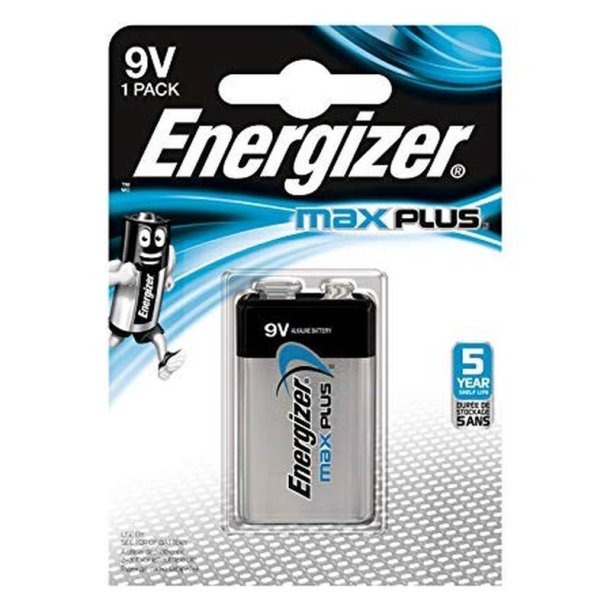 Energizer Batteri - Max Plus - 9v/522 - Pakke med 1 stk.