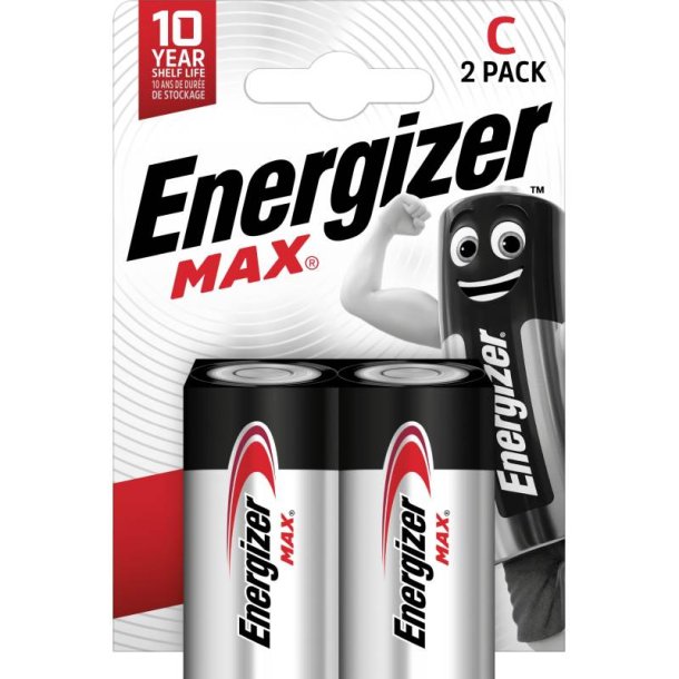 Energizer Batteri - Max - C/E93 - Pakke med 2 stk.