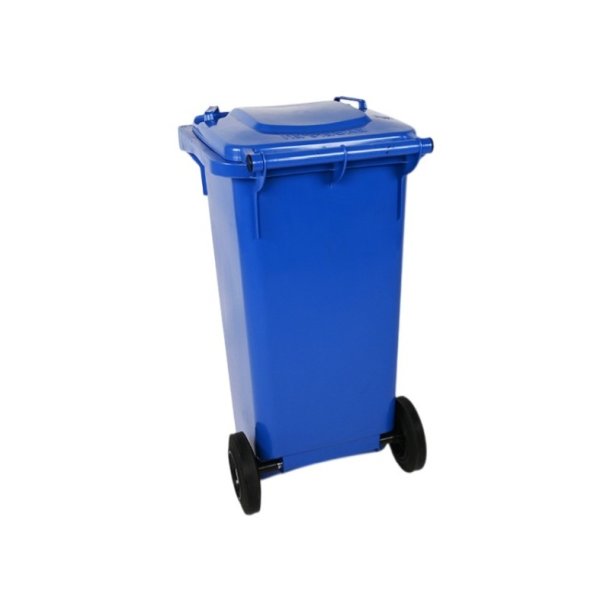 Engels 2-hjulet affaldsbeholder MGB 120 Liter i bl�