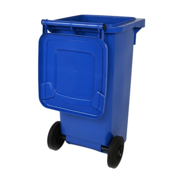 Engels 2-hjulet affaldsbeholder MGB 120 Liter i bl�