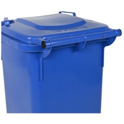 Engels 2-hjulet affaldsbeholder MGB 120 Liter i bl�