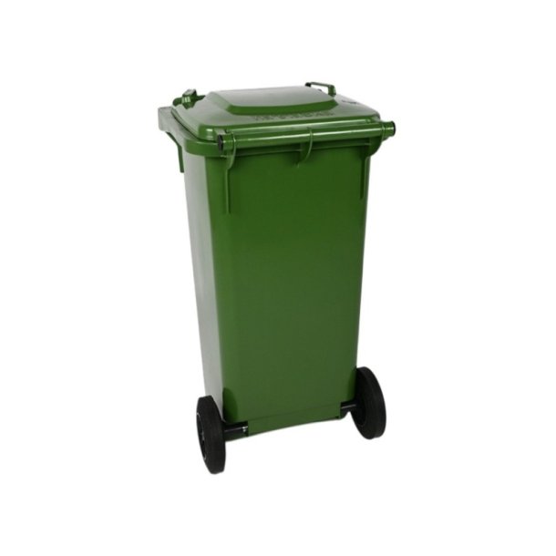 Engels 2-hjulet affaldsbeholder MGB 120 Liter i gr�n