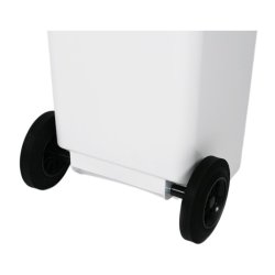 Engels 2-hjulet affaldsbeholder MGB 120 Liter i hvid