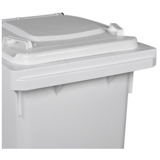 Engels 2-hjulet affaldsbeholder MGB 120 Liter i hvid