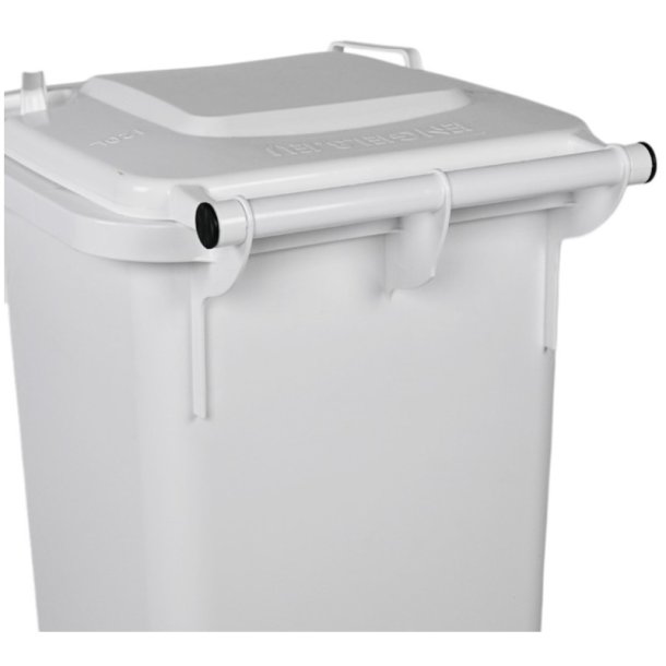 Engels 2-hjulet affaldsbeholder MGB 120 Liter i hvid