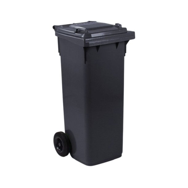 Engels 2-hjulet affaldsbeholder MGB 140 Liter i m�rkegr�