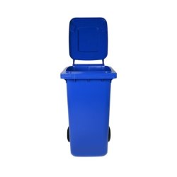 Engels 2-hjulet affaldsbeholder MGB 240 Liter i bl� plast