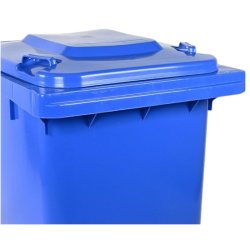 Engels 2-hjulet affaldsbeholder MGB 240 Liter i bl� plast