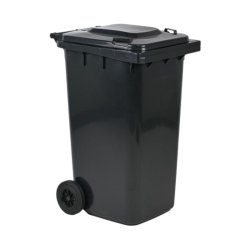 Engels 2-hjulet affaldsbeholder MGB 240 Liter i m�rkegr� plast