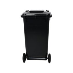 Engels 2-hjulet affaldsbeholder MGB 240 Liter i m�rkegr� plast